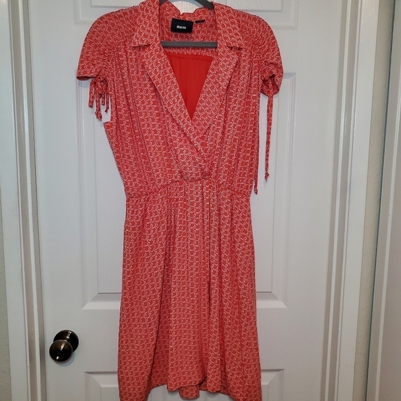 Anthropologie Maeve Carlotta Ruched Dress Sz S - Picture 2 of 11